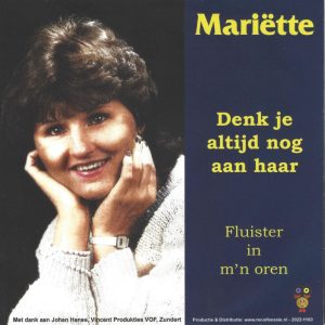 Mariëtte --> Denk je altijd nog aan haar