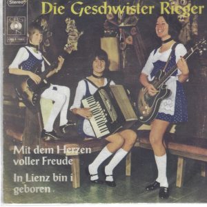 Die Geschwister Rieger --> Mit dem Herzen voller Freude